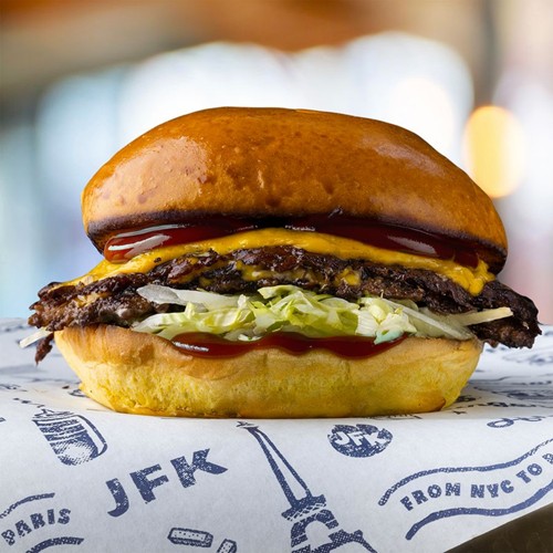 Honey BBQ smash burger