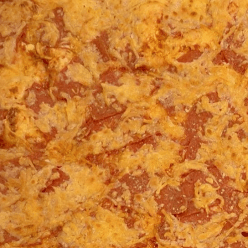 Party pizza salami