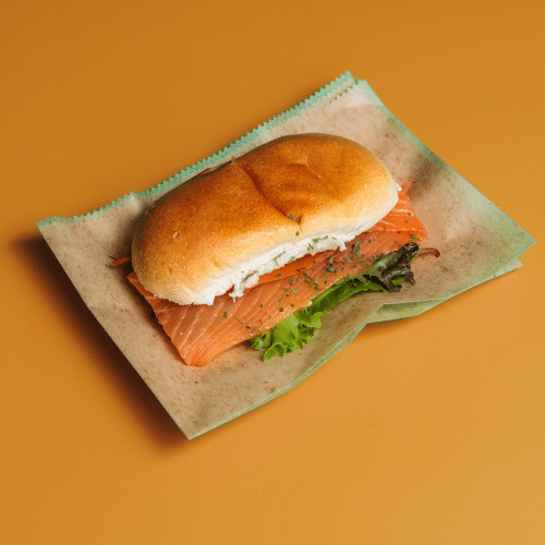 Broodje gerookte zalm