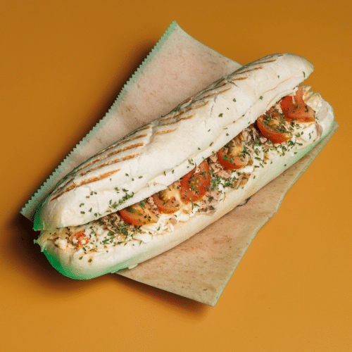 Panini tuna caprese