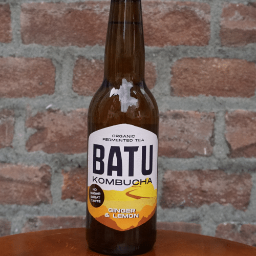 Kombucha ginger lemon