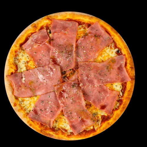 Pizza kalkoenham