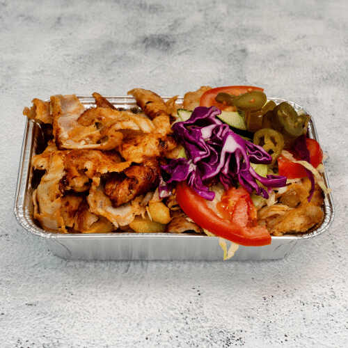 Kapsalon kip groot