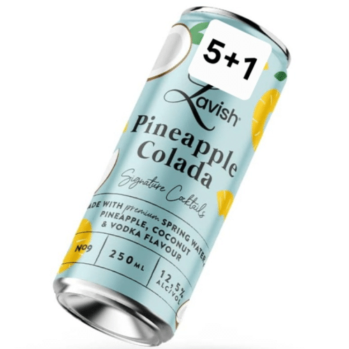 Voordeelverpakking 5 plus 1 Lavis Pineapple Colada
