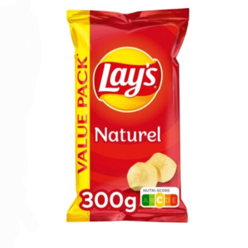 Lays naturel chips groot verpakking