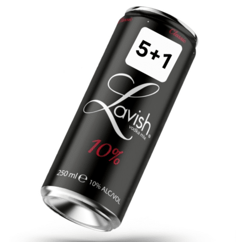 Voordeelverpakking 5 plus 1 Lavish classic vodka