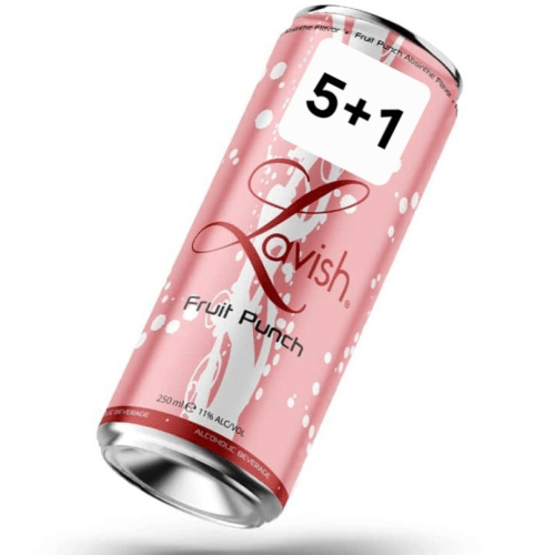 Voordeelverpakking 5 plus 1 Lavish Fruit Punch