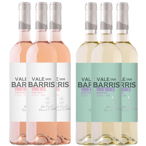 6 flessen Vale Dos Barris Rose en Vale Dos Barris Witte
