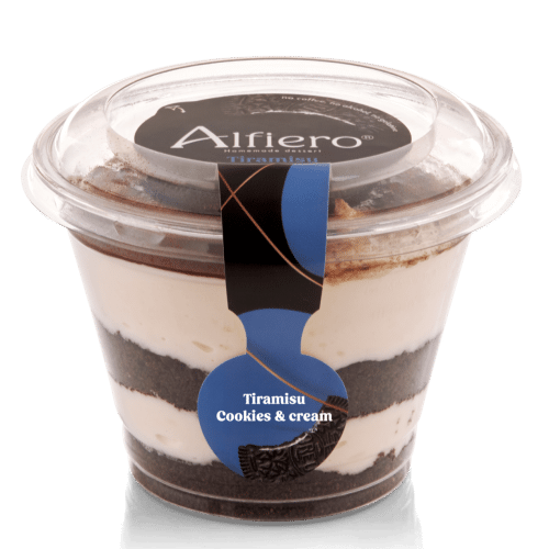 Alfiero tiramisu cookies and cream met chocolade