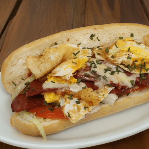 Baguette omelet speciaal