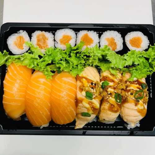 Zalm nigiri box
