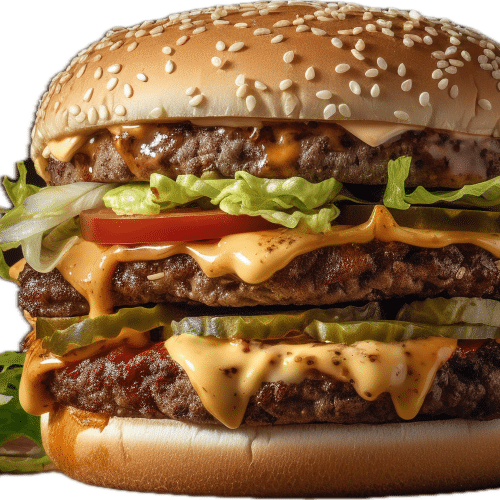 Triple cheeseburger 3 x 120 gram rundvlees