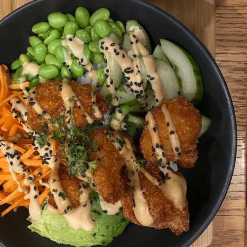 Poke tori katsu halal