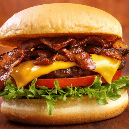 Bacon cheese burger