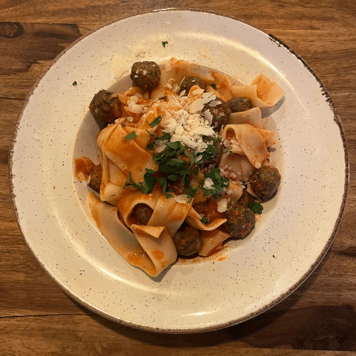 Tagliatelle polpetta