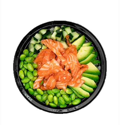 Poké bowl salmon