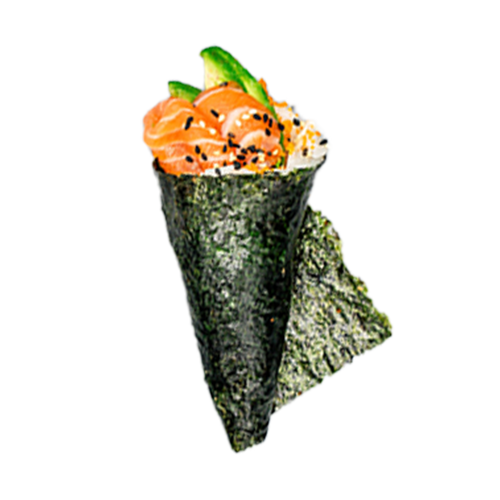 Sake handroll