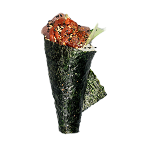 Spicy maguro handroll