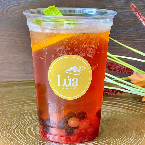 Aardbei fruit tea