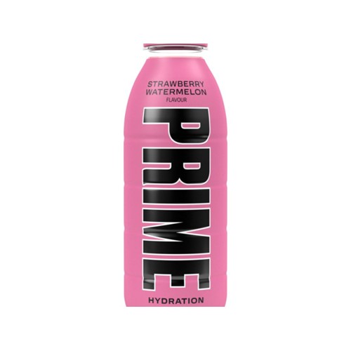 Prime Hydration Strawberry Watermelon Fles 500 Milliliter
