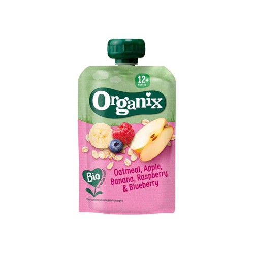 Organix knijpzakje bio appel banaan 100 gram