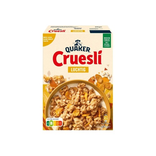 Quaker Luchtig Naturel doos 375 gr