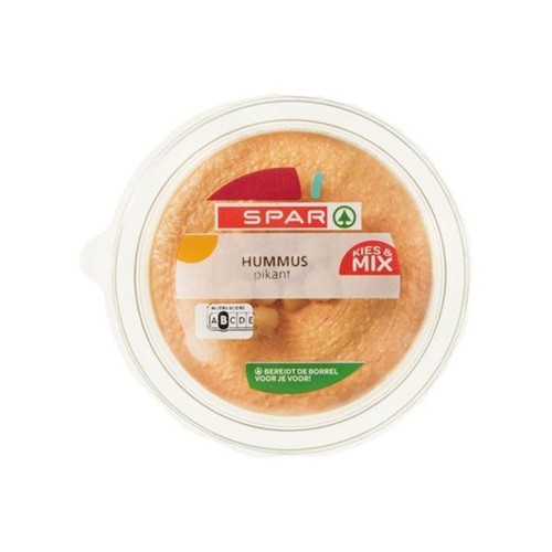 SPAR hummus pikant Bakje 200 gr