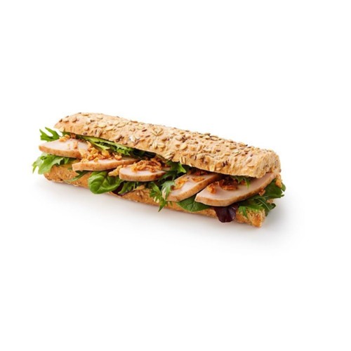 Meergranen ciabatta gegrilde kip
