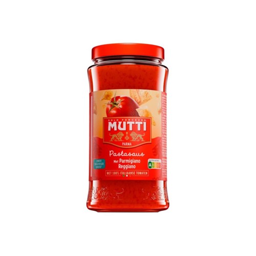 Mutti pastasaus parmigiano reggiano pot 400 gr