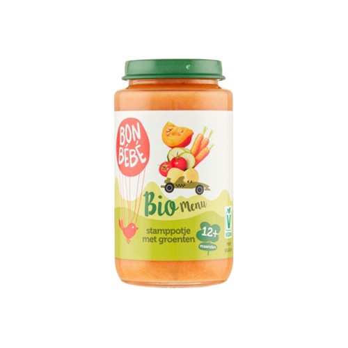 Bonbébé 12m13 stamppot groenten bio 250 gram