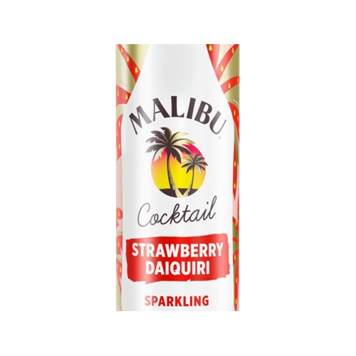 Malibu Cocktail Sparkling Strawberry Daiquiri 250 ml