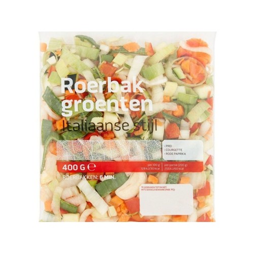 Italiaanse roerbakgroenten 400 gram