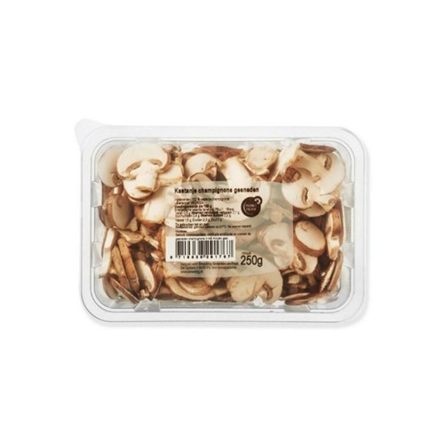 gesneden kastanje champignons 250 gram