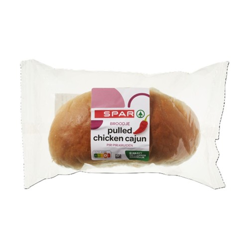 SPAR broodje pulled chicken cajun