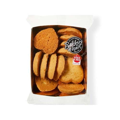 BakkersHart roomboter biesjes 160 gram