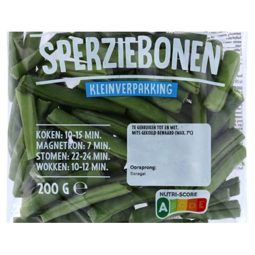 sperziebonen Zak 200 Gram