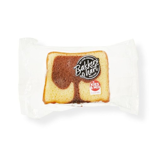 BakkersHart marmercake 1 stuk 225 Gram