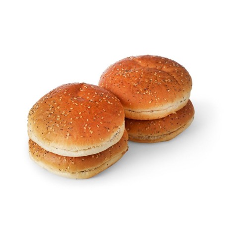 BakkersHart luxe hamburgerbroodjes 4 stuks 