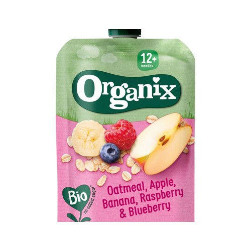 Organix knijpzakje bio appel banaan 100 gram