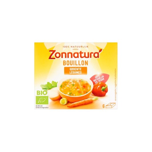 Zonnatura groentebouillontabletten 6 stuks