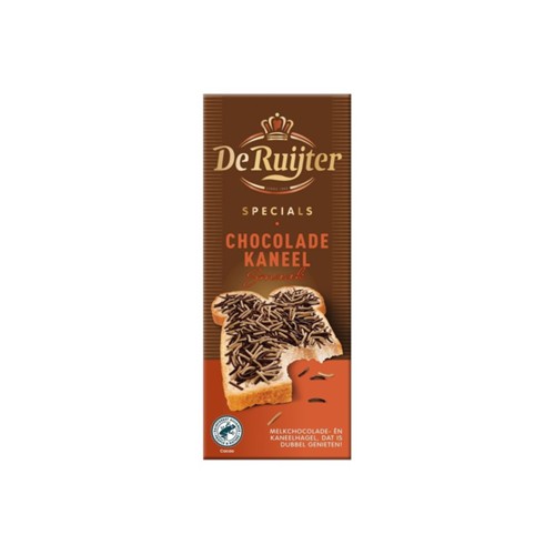 De Ruijter hagelslag chocolade kaneel doos 200 gr