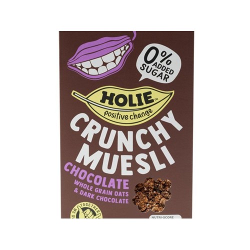 Holie muesli crunchy chocolade 400 gr