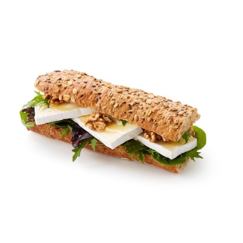 Meergranen ciabatta brie, walnoten, honing
