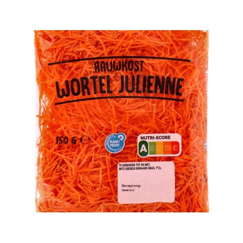 wortel julienne Zak 150 Gram