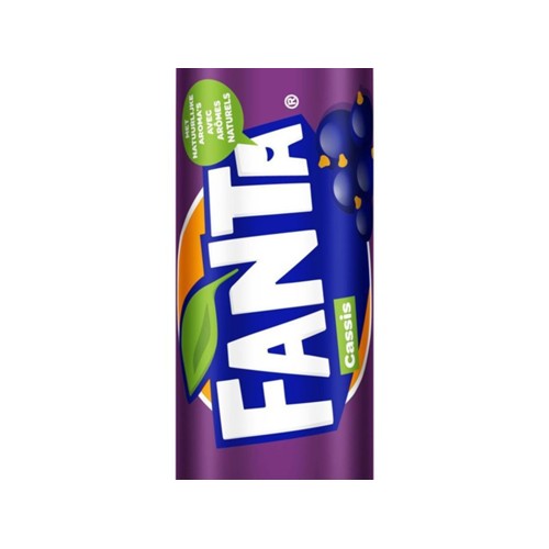 Fanta cassis blik 250 milliliter