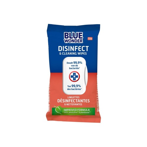 Blue Wonder Desinfectie Doekjes 72 stuks