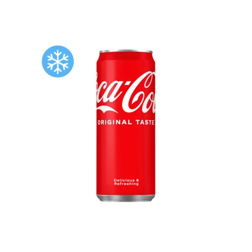 Coca Cola regular blik 330 ml