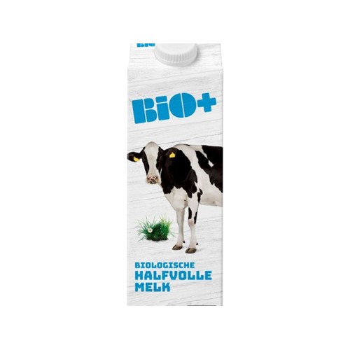 Bio+ halfvolle melk biologisch pak 1 liter