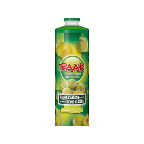 Raak vruchtensiroop reine claude 0.75 Liter