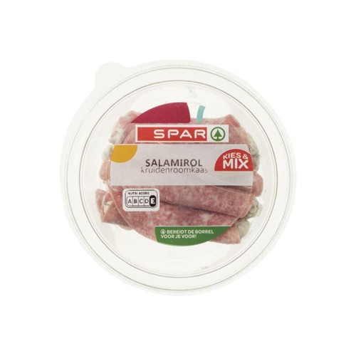 Spar salamirol kruidenkaas 80 gram